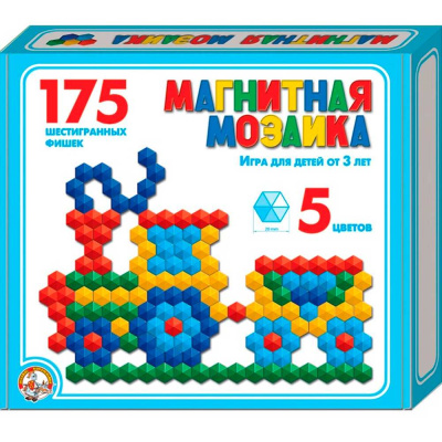 Мозаика магнитная 175 фишек 959 