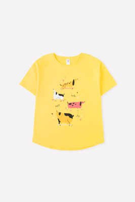 Футболка для девочки Crockid сочный лимон к1286