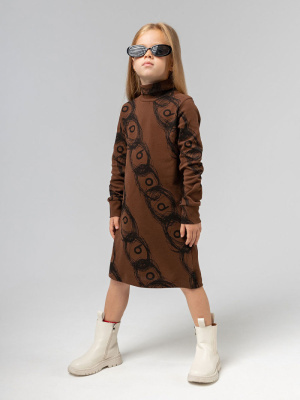 Платье для девочки Bodo коричневый