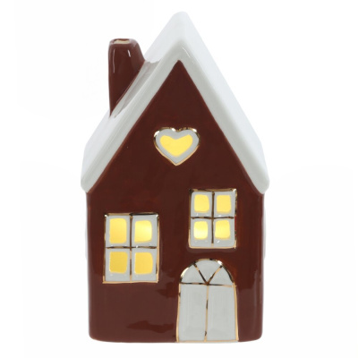 Фигурка с подсветкой Домик (LR44x2), L8,5 W7 H14 см, 2 вида