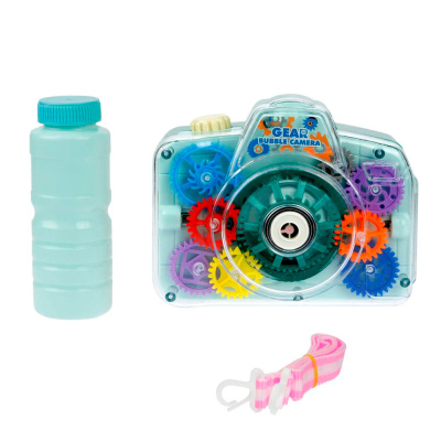 1toy Мы-шарики! игрушка для пуск. мыл. пуз. на бат. Фотоаппарат, свет и звук эфф., 120 м