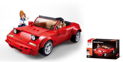 Конструктор "Автомобиль" 264 дет., в/к 38*23,7*6,7 см