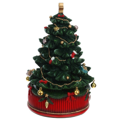 Фигурка декоративная Ёлочка (муз, движ), L11 W11 H18 см