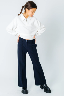 Брюки школьные для девочки Deloras синий