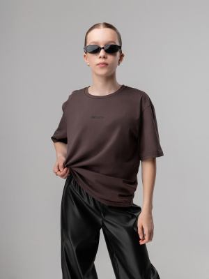 Футболка с коротким рукавом Bodo темно-коричневый