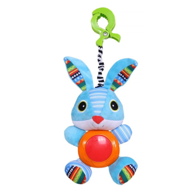 Игрушка-подвеска на прищепке Зайка Брюс, BIBA TOYS 35*16 см (в кор.48 шт.)