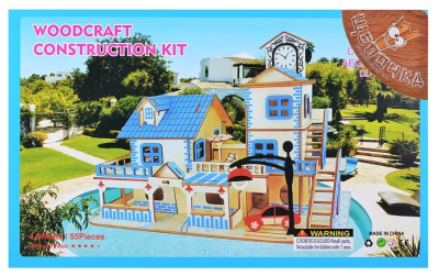 Конструктор Вилла цветная 