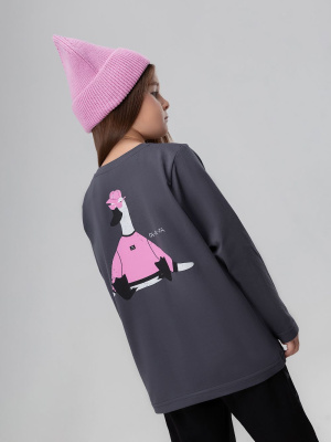 Лонгслив Bodo темно-серый