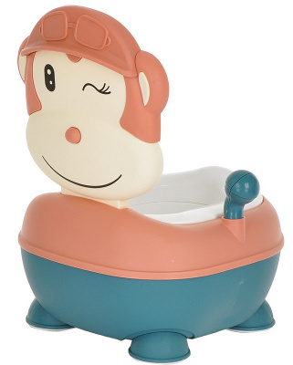 Горшок детский PITUSO ОБЕЗЬЯНКА розовый*