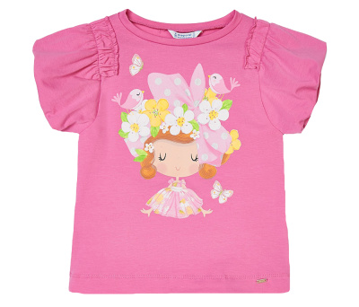 Футболка с коротким рукавом для девочек Mayoral 