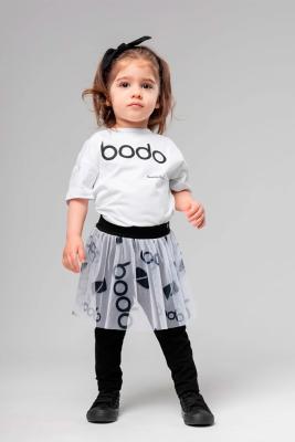 Лосины для девочки Bodo черный