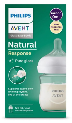 Бутылочка Natural Responce 120мл стекло Philips Consumer Lifestyle AVENT
