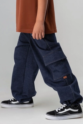 Брюки Bodo синий джинсовый