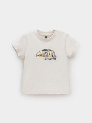 Футболка для мальчика Crockid светло-бежевый 0783 к572