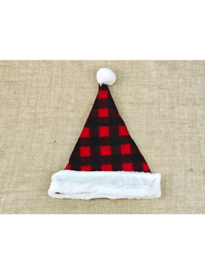 Колпак новогодний Клетка