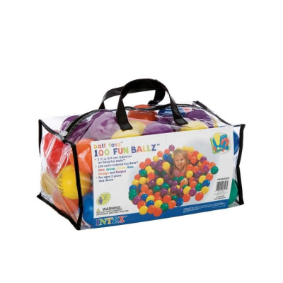 Набор шариков для игровых центров Фан болз 100 шт INTEX 49602*