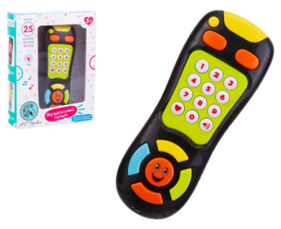 Пульт музыкальный "Elefantino", световые эффекты, более 25 песенок, сказок, звуков, озвучено актрисо