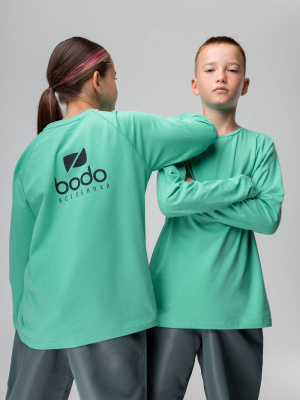 Футболка с длинным рукавом Bodo мятный