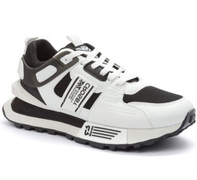 Кроссовки для мальчика CROSBY белый/черный