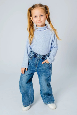 Брюки для девочки Deloras джинсовый