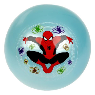 Мяч пвх 23 см человек-паук с наклейкой, в сетке ИГРАЕМ ВМЕСТЕ 