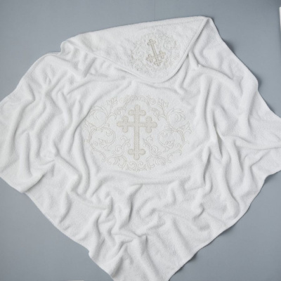 Полотенце с уголком "Валентин Люкс" 100х100, хлопковая махра