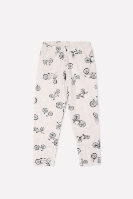 Бриджи для девочки Crockid светло-бежевый меланж велосипеды к339