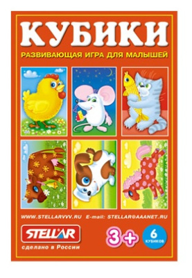Кубики в картинках 6шт Хорошие знакомые 00823 /32/