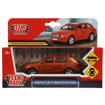 Машина металл bentley bentayga, 11,4 см, двери, инерция, кор. Технопарк 