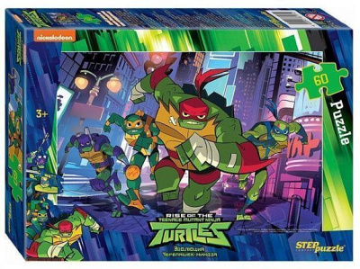 Пазл 60 Черепашки Ниндзя 81181 Степ /48/