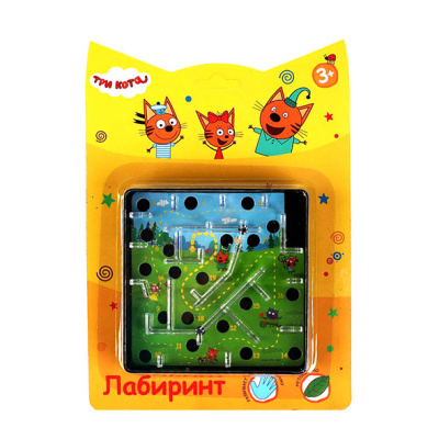 Логическая игра лабиринт Три Кота ИГРАЕМ ВМЕСТЕ 