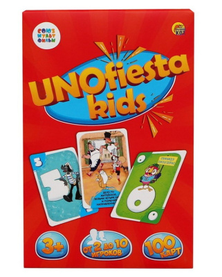 Настольная игра "Униофиеста Кидс (UNOfiesta kids) Союзмультфильм" Рыжий кот