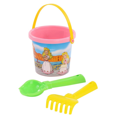 Набор № 219 ведро совок грабельки Полесье