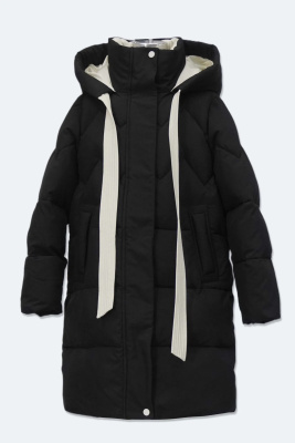 Пальто для девочки Deloras черный