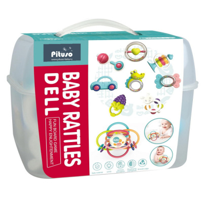 Игрушка Забавные погремушки набор 8 шт PITUSO 