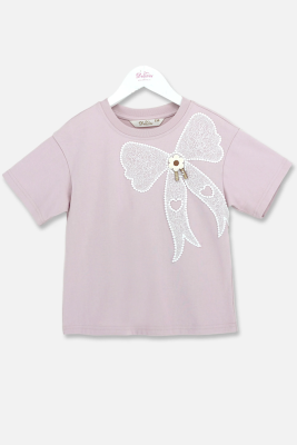 Футболка с коротким рукавом для девочки Deloras персиковый