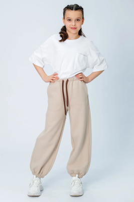 Брюки для девочки Deloras светло-бежевый
