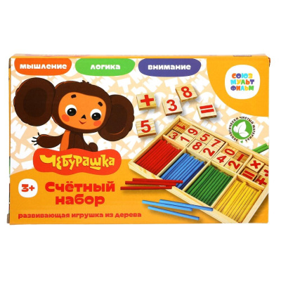 Деревянный Счетный набор СОЮЗМУЛЬТФИЛЬМ CHEB-38