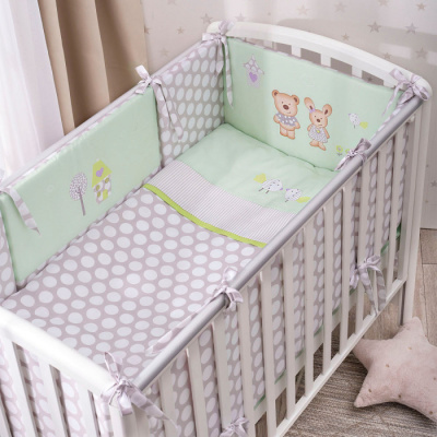 Комплект постельных принадлежностей ВЕНЕЦИЯ Лапушки салатовые PERINA