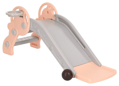 Горка Мини с баскет. кольцом PITUSO Beige/Бежевый, 118*46*52h