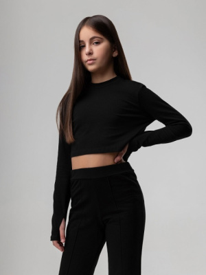 Лонгслив Bodo черный