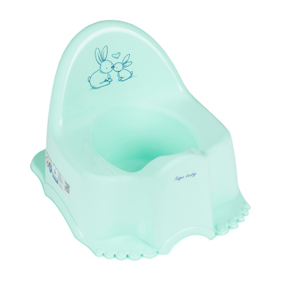 Горшок детский ТЕГА LITTLE BUNNIES КРОЛИКИ мятный*