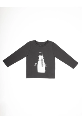 Лонгслив Bodo темно-серый