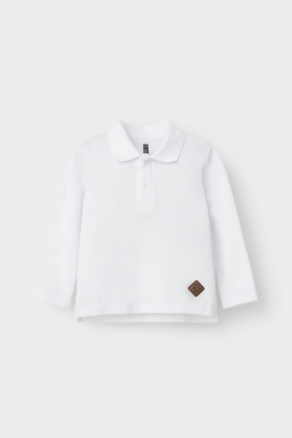 Джемпер с воротником Crockid белый к516