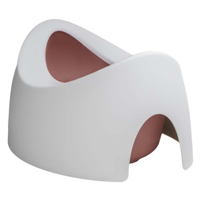 Горшок туалетный Teggi Белый/Розовый ТЕГА*