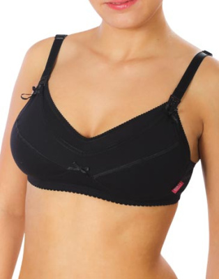 Бюстгалтер послеродовой (80-D) черный ФЕСТ