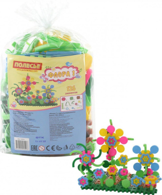 Конструктор "Флора 1" 126эл