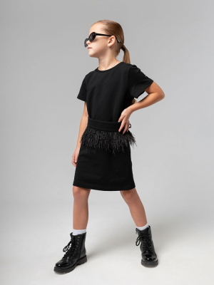 Платье для девочки Bodo черный