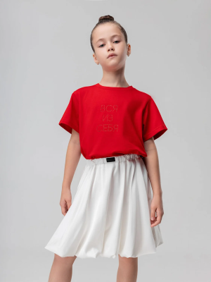 Юбка для девочки Bodo белый