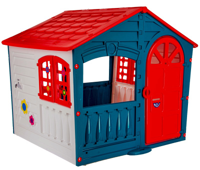 Игровой домик PALPLAY Красный/Морской/Белый/Twilight,140*111*115h (уп/1шт)